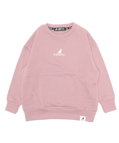 KANGOL(カンゴール)の「【KANGOL/カンゴール】KANGOL KIDS 裏毛クルートレーナー(スウェット・キッズ・ベージュ/ブラウン/グレー・130/140/150/160)」の2枚目の写真