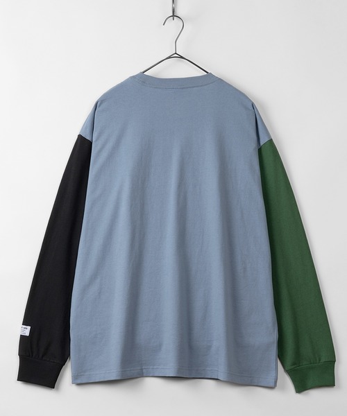 VISION STREET WEAR（ヴィジョンストリートウェア）の「【VISION STREET  WEAR/ヴィジョンストリートウェア】サテンワッペンロゴ 刺繍　長袖Tシャツ（Tシャツ/カットソー・メンズ・ホワイト/マルチ/マスタード/ブラック・M/XL/L）」の6枚目の写真