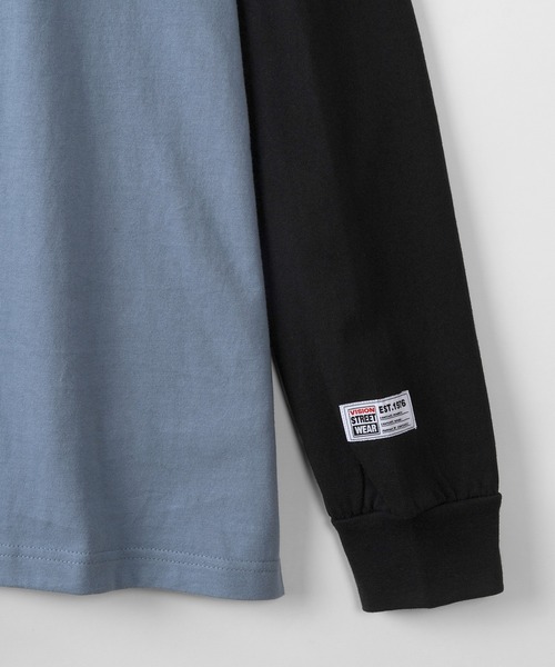 VISION STREET WEAR（ヴィジョンストリートウェア）の「【VISION STREET  WEAR/ヴィジョンストリートウェア】サテンワッペンロゴ 刺繍　長袖Tシャツ（Tシャツ/カットソー・メンズ・ホワイト/マルチ/マスタード/ブラック・M/XL/L）」の7枚目の写真