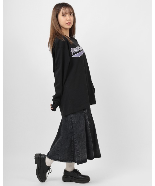 VISION STREET WEAR（ヴィジョンストリートウェア）の「【VISION STREET  WEAR/ヴィジョンストリートウェア】サテンワッペンロゴ 刺繍　長袖Tシャツ（Tシャツ/カットソー・メンズ・ホワイト/マルチ/マスタード/ブラック・M/XL/L）」の21枚目の写真