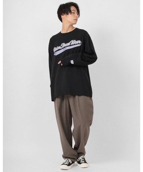 VISION STREET WEAR（ヴィジョンストリートウェア）の「【VISION STREET  WEAR/ヴィジョンストリートウェア】サテンワッペンロゴ 刺繍　長袖Tシャツ（Tシャツ/カットソー・メンズ・ホワイト/マルチ/マスタード/ブラック・M/XL/L）」の22枚目の写真