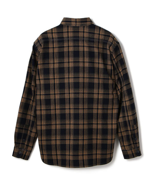 schott（ショット）の「【直営限定】Schott/ショット/LS PLAID WORK SHIRT/プレイドワークシャツ（シャツ/ブラウス・メンズ・ブラック/レッド/ネイビー・MEDIUM/XX-LARGE/LARGE/X-LARGE）」の5枚目の写真
