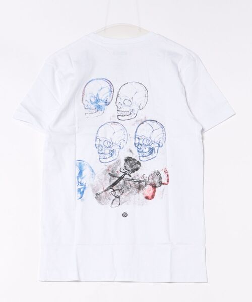 STANCE(スタンス)の「【STANCE / スタンス】OBLOW STITCHED SS / MARK OBLOW |マーク・オブロー コラボTシャツ / ユニセックス(Tシャツ/カットソー・メンズ・ホワイト・SMALL/MEDIUM/LARGE/X-LARGE)」の3枚目の写真