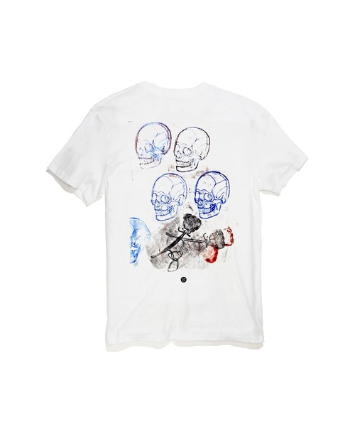 STANCE(スタンス)の「【STANCE / スタンス】OBLOW STITCHED SS / MARK OBLOW |マーク・オブロー コラボTシャツ / ユニセックス(Tシャツ/カットソー・メンズ・ホワイト・SMALL/MEDIUM/LARGE/X-LARGE)」の1枚目の写真