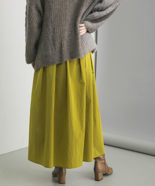 URBAN RESEARCH（アーバンリサーチ）の「ギャザーボリュームスカート（スカート・レディース・ブルー系その他/イエロー系その他/ベージュ・FREE）」の8枚目の写真