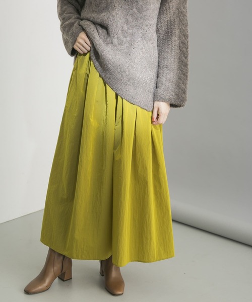 URBAN RESEARCH（アーバンリサーチ）の「ギャザーボリュームスカート（スカート・レディース・ブルー系その他/イエロー系その他/ベージュ・FREE）」の10枚目の写真