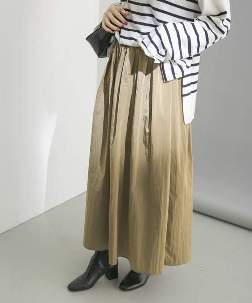 URBAN RESEARCH（アーバンリサーチ）の「ギャザーボリュームスカート（スカート・レディース・ブルー系その他/イエロー系その他/ベージュ・FREE）」の13枚目の写真