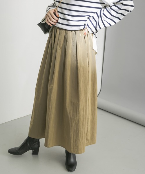 URBAN RESEARCH（アーバンリサーチ）の「ギャザーボリュームスカート（スカート・レディース・ブルー系その他/イエロー系その他/ベージュ・FREE）」の17枚目の写真