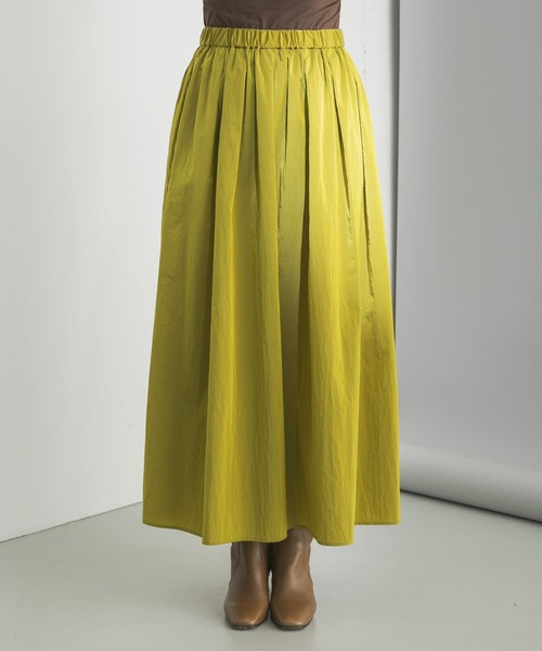 URBAN RESEARCH（アーバンリサーチ）の「ギャザーボリュームスカート（スカート・レディース・ブルー系その他/イエロー系その他/ベージュ・FREE）」の21枚目の写真