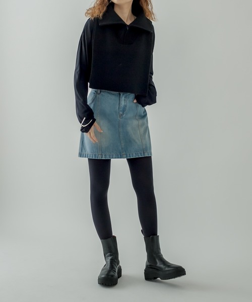 mystic（ミスティック）の「タートルベスト（ベスト・レディース・ブラック/アイボリー・FREE）」の16枚目の写真