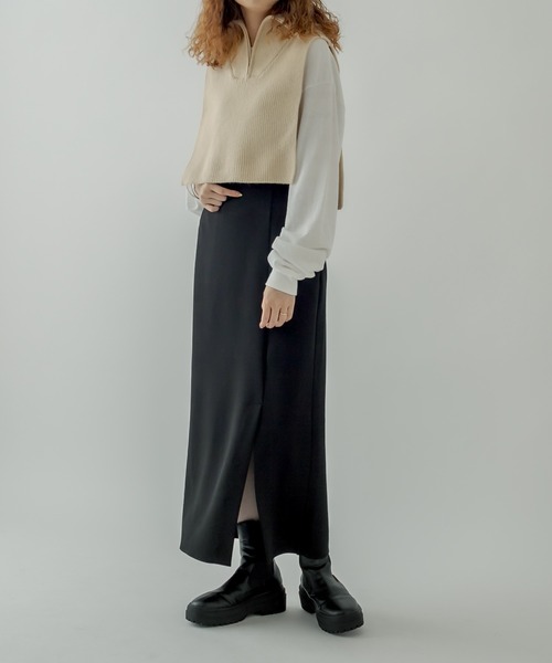 mystic（ミスティック）の「タートルベスト（ベスト・レディース・ブラック/アイボリー・FREE）」の9枚目の写真