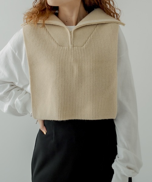 mystic（ミスティック）の「タートルベスト（ベスト・レディース・ブラック/アイボリー・FREE）」の18枚目の写真