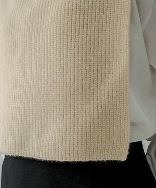 mystic（ミスティック）の「タートルベスト（ベスト・レディース・ブラック/アイボリー・FREE）」の15枚目の写真