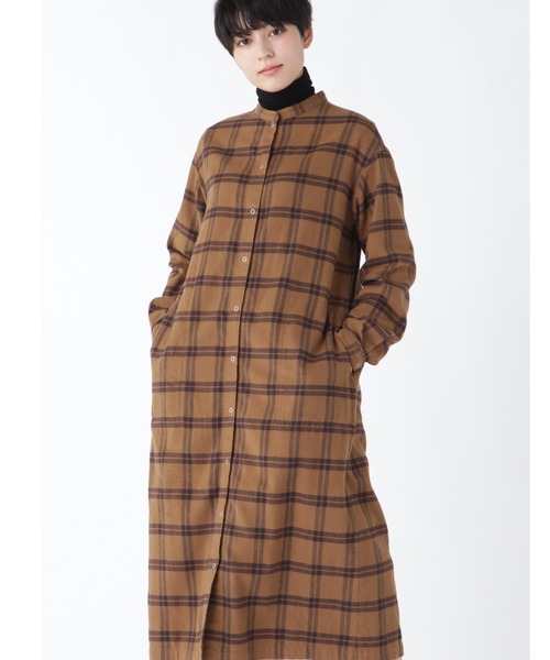human woman（ヒューマンウーマン）の「◇起毛チェックワンピース