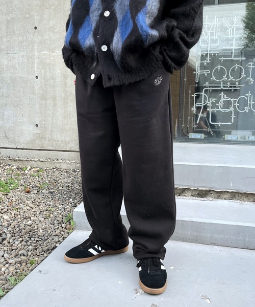 WHO'S WHO gallery（フーズフーギャラリー）の「【KOOKY'N/クーキー】K刺繍スウェットパンツ（スウェットパンツ・メンズ・ブラック/ネイビー/杢グレー・FREE）」の2枚目の写真