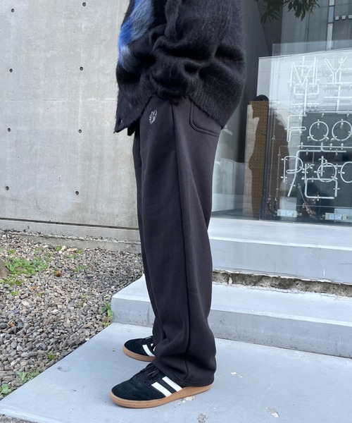 WHO'S WHO gallery（フーズフーギャラリー）の「【KOOKY'N/クーキー】K刺繍スウェットパンツ（スウェットパンツ・メンズ・ブラック/ネイビー/杢グレー・FREE）」の6枚目の写真