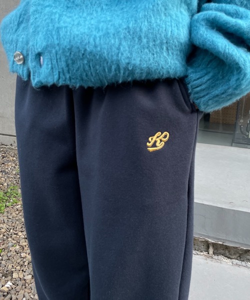 WHO'S WHO gallery（フーズフーギャラリー）の「【KOOKY'N/クーキー】K刺繍スウェットパンツ（スウェットパンツ・メンズ・ブラック/ネイビー/杢グレー・FREE）」の13枚目の写真