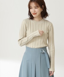 N.（N. Natural Beauty Basic） | ◆ワイドリブコンパクトニット(ニット/セーター)