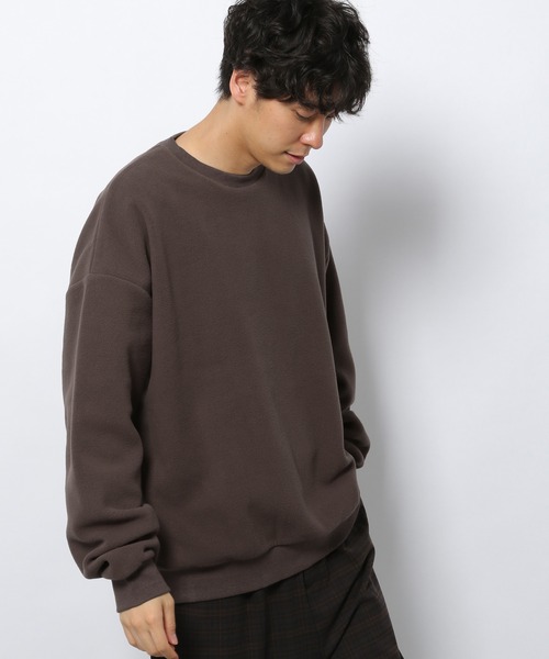 LAKOLE（ラコレ）の「両面フリースプルオーバー / 229812（スウェット・メンズ・ブラック/ベージュ/ブラウン/チャコール・MEDIUM/LARGE/X-LARGE）」の3枚目の写真