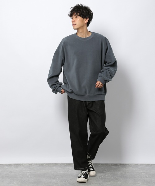 LAKOLE（ラコレ）の「両面フリースプルオーバー / 229812（スウェット・メンズ・ブラック/ベージュ/ブラウン/チャコール・MEDIUM/LARGE/X-LARGE）」の6枚目の写真