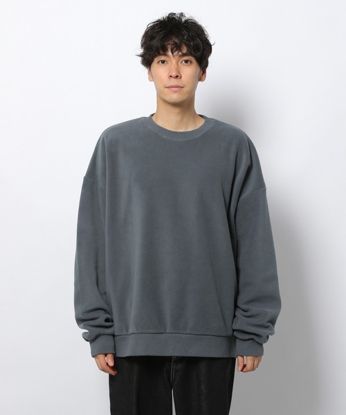 LAKOLE（ラコレ）の「両面フリースプルオーバー / 229812（スウェット・メンズ・ブラック/ベージュ/ブラウン/チャコール・MEDIUM/LARGE/X-LARGE）」の12枚目の写真