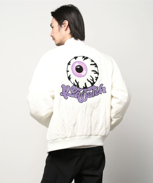 MISHKA(ミシカ)の「【MISHKA】ビッグシルエットキルティングダウンジャケット(ブルゾン・メンズ・ブラック/オフホワイト・M/L)」の3枚目の写真