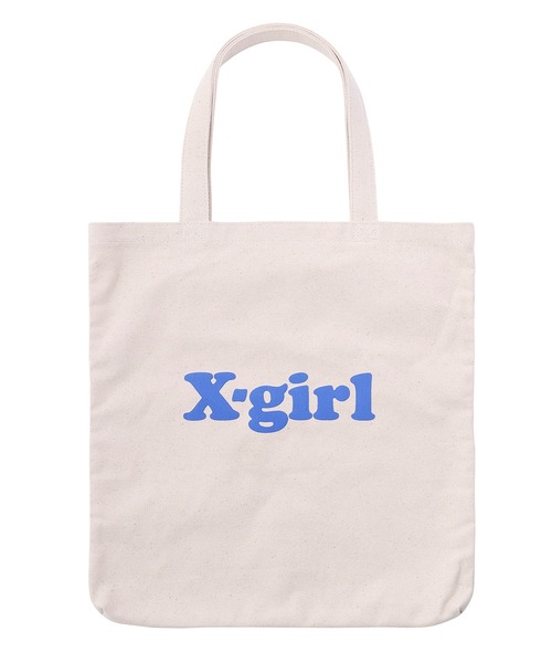 X-girl（エックスガール）の「CANVAS TOTE BAG（トートバッグ・レディース・ホワイト/ブラック/グリーン・ONE SIZE）」の14枚目の写真