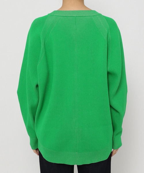 PAGEBOY(ページボーイ)の「クリスピードルマンカーディガン(カーディガン/ボレロ・レディース・グリーン/レッド/パープル/ブラック/オフホワイト・FREE)」の8枚目の写真