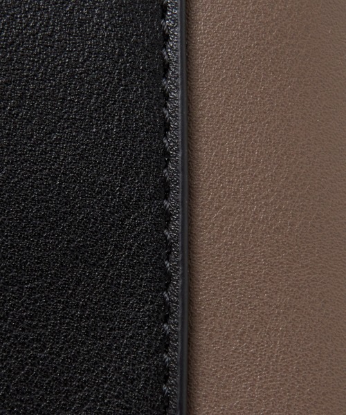 LOWELL things（ロウェル　シングス）の「Slash/仕切りセパレートショルダーミニBAG NEWカラー（トートバッグ・レディース・ライトブルー/アイボリー/キャメル/スミクロ・フリー）」の16枚目の写真