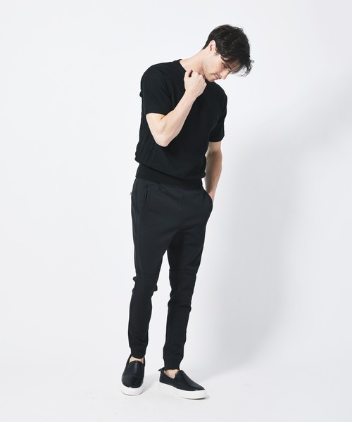 junhashimoto（ジュンハシモト）の「P05HIGT SPORTS PANTS（スウェットパンツ・メンズ・ブラック/カーキ/ベージュ・4/3/2/5）」の4枚目の写真