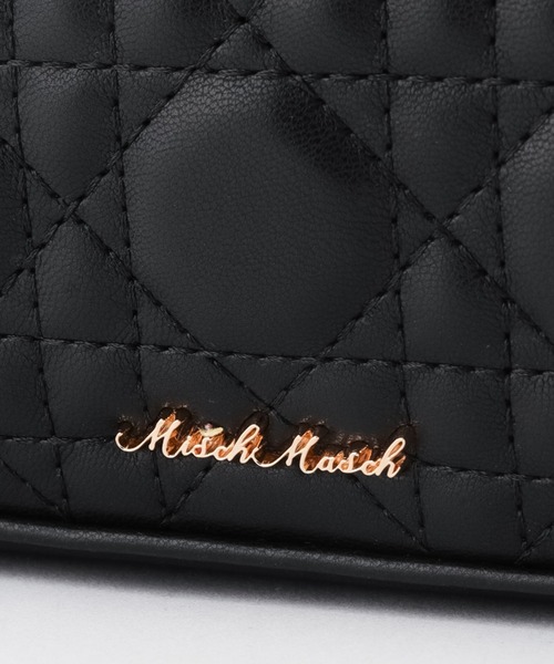 ミシュマシュ　ブラックキルティングハンドバッグ MISCH MASCH（ミッシュマッシュ）の「キルティングショルダー