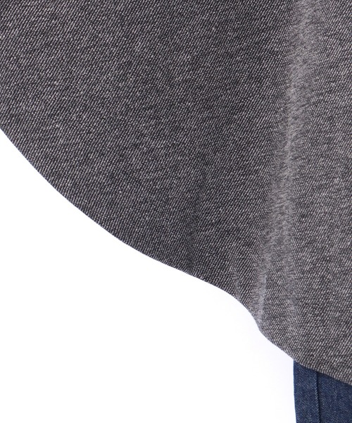 ONEME（ワンム）の「【 ONEME 】 ポタリーパーツポンチョ（ポンチョ・レディース・グレイッシュベージュ/ブラック・FREE）」の7枚目の写真