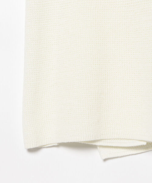 Ray BEAMS（レイビームス）の「RBS / リング編み 切り替え ベスト（ベスト・レディース・ホワイト/ブラック・ONE SIZE）」の19枚目の写真