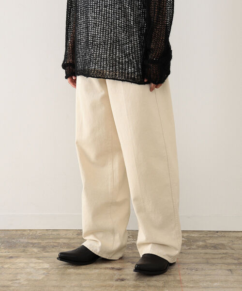 VAPORIZE（ヴェイパライズ）の「VAPORIZE / Monroe 5Pocket Denim Pants（デニムパンツ・メンズ・ライトグレー/ブラック/オフホワイト・X-LARGE/MEDIUM/SMALL/LARGE）」の7枚目の写真