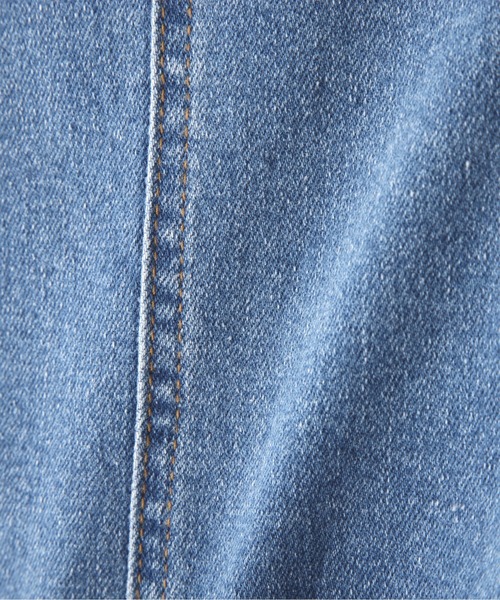 N.(N. Natural Beauty Basic)(エヌエヌナチュラルビューティーベーシック)の「【S Size Line】◆カットオフフレアデニムパンツ(デニムパンツ・レディース・ブラック系その他/ライトインディゴブルー・SMALL/MEDIUM)」の16枚目の写真