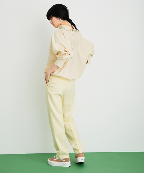 ADAM ET ROPE'（アダムエロペ）の「【サステナブル】ニュアンスネックブラウス（シャツ/ブラウス・レディース・ネイビー/ベージュ/ホワイト・FREE）」の13枚目の写真