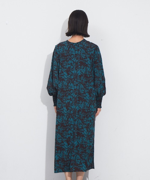 NOMINE（ノミネ）の「2WAY袖ボリューム柄ワンピース（ワンピース・レディース・グリーン/アイボリー/イエロー/ダークグリーン・フリー）」の15枚目の写真