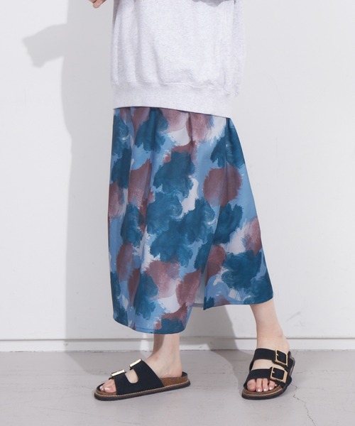 NOMINE（ノミネ）の「2WAY袖ボリューム柄ワンピース（ワンピース・レディース・グリーン/アイボリー/イエロー/ダークグリーン・フリー）」の8枚目の写真