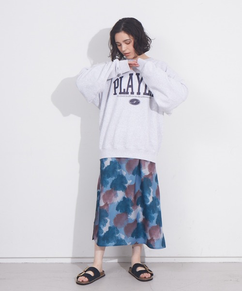 NOMINE（ノミネ）の「2WAY袖ボリューム柄ワンピース（ワンピース・レディース・グリーン/アイボリー/イエロー/ダークグリーン・フリー）」の7枚目の写真