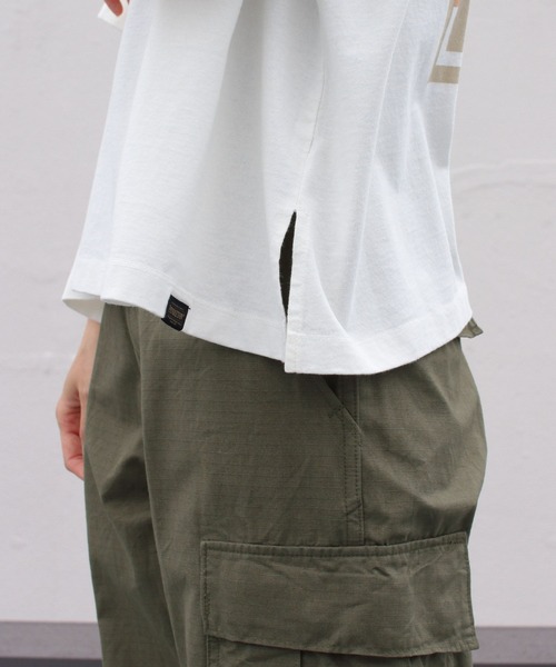 PENDLETON（ペンドルトン）の「PENDLETON/ペンドルトン　ショートレングスTEE　SHORT LENGTH TEE　2275-8111（Tシャツ/カットソー・レディース・オフホワイト/ミント/ライトベージュ・FREE）」の11枚目の写真