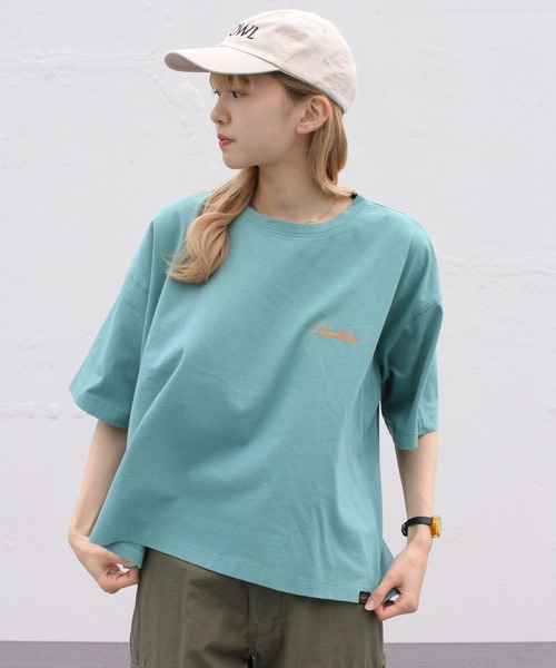 PENDLETON（ペンドルトン）の「PENDLETON/ペンドルトン　ショートレングスTEE　SHORT LENGTH TEE　2275-8111（Tシャツ/カットソー・レディース・オフホワイト/ミント/ライトベージュ・FREE）」の12枚目の写真