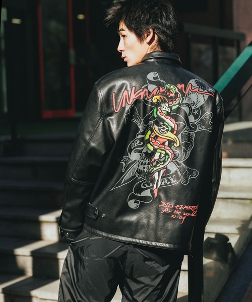 UNKNOWN/アンノウン × Ed Hardy/エドハーディー コラボ MULTI PATCHES