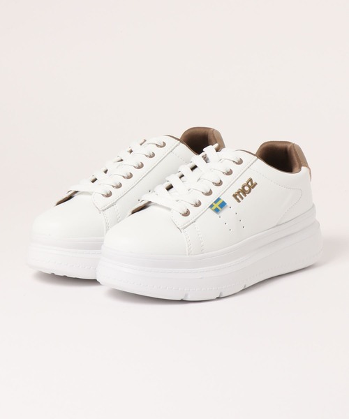 moz（モズ）の「moz(モズ)厚底 ボリュームソールスニーカー（スニーカー・レディース・ベージュ/ブラック/ブルー/ピンク・LL/M/L/S）」の14枚目の写真