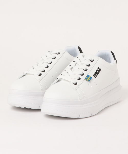 moz（モズ）の「moz(モズ)厚底 ボリュームソールスニーカー（スニーカー・レディース・ベージュ/ブラック/ブルー/ピンク・LL/M/L/S）」の16枚目の写真