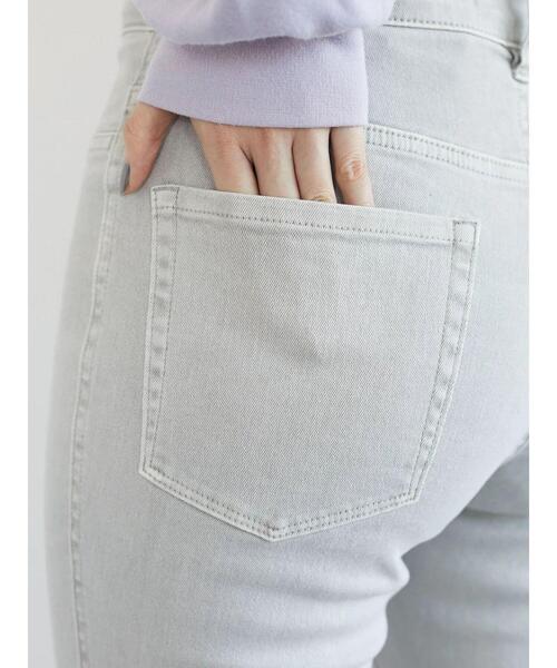 Green　Parks（グリーンパークス）の「ピグメントスキニーパンツ＊（その他パンツ・レディース・ライトグレー/ベージュ・S/M/L）」の11枚目の写真