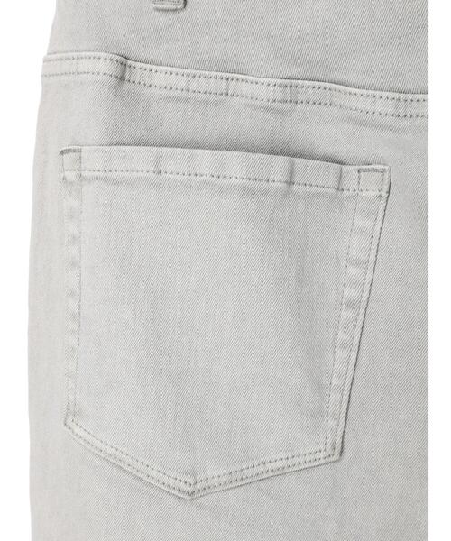 Green　Parks（グリーンパークス）の「ピグメントスキニーパンツ＊（その他パンツ・レディース・ライトグレー/ベージュ・S/M/L）」の5枚目の写真