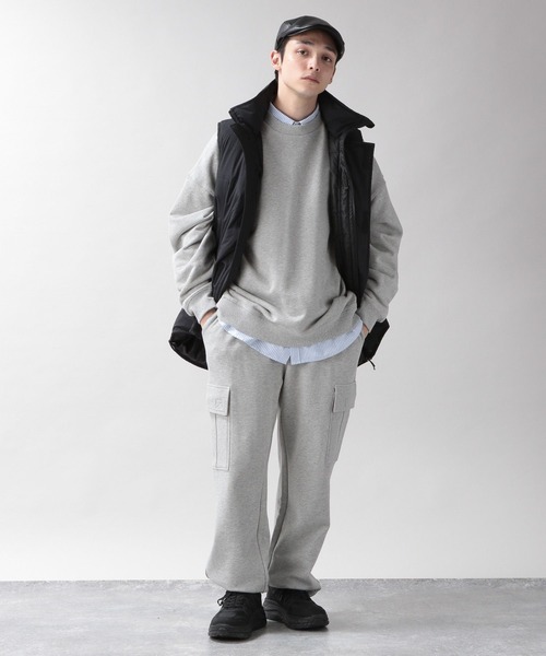 RAGEBLUE（レイジブルー）の「【SIGNAL SPORTS】スウェットカーゴワイドパンツ/267165（カーゴパンツ・メンズ・ブラック/グレー・FREE）」の14枚目の写真