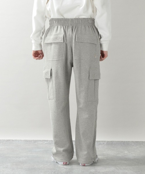 RAGEBLUE（レイジブルー）の「【SIGNAL SPORTS】スウェットカーゴワイドパンツ/267165（カーゴパンツ・メンズ・ブラック/グレー・FREE）」の4枚目の写真