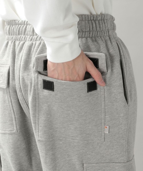 RAGEBLUE（レイジブルー）の「【SIGNAL SPORTS】スウェットカーゴワイドパンツ/267165（カーゴパンツ・メンズ・ブラック/グレー・FREE）」の11枚目の写真