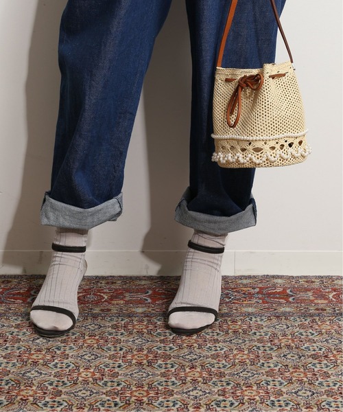 NEBULONI E. ネブローニ スエード ストラップ サンダル イエナ